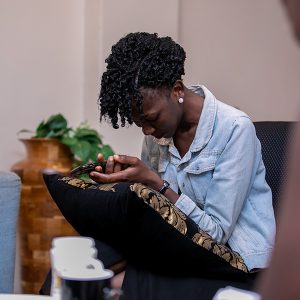 Girl praying